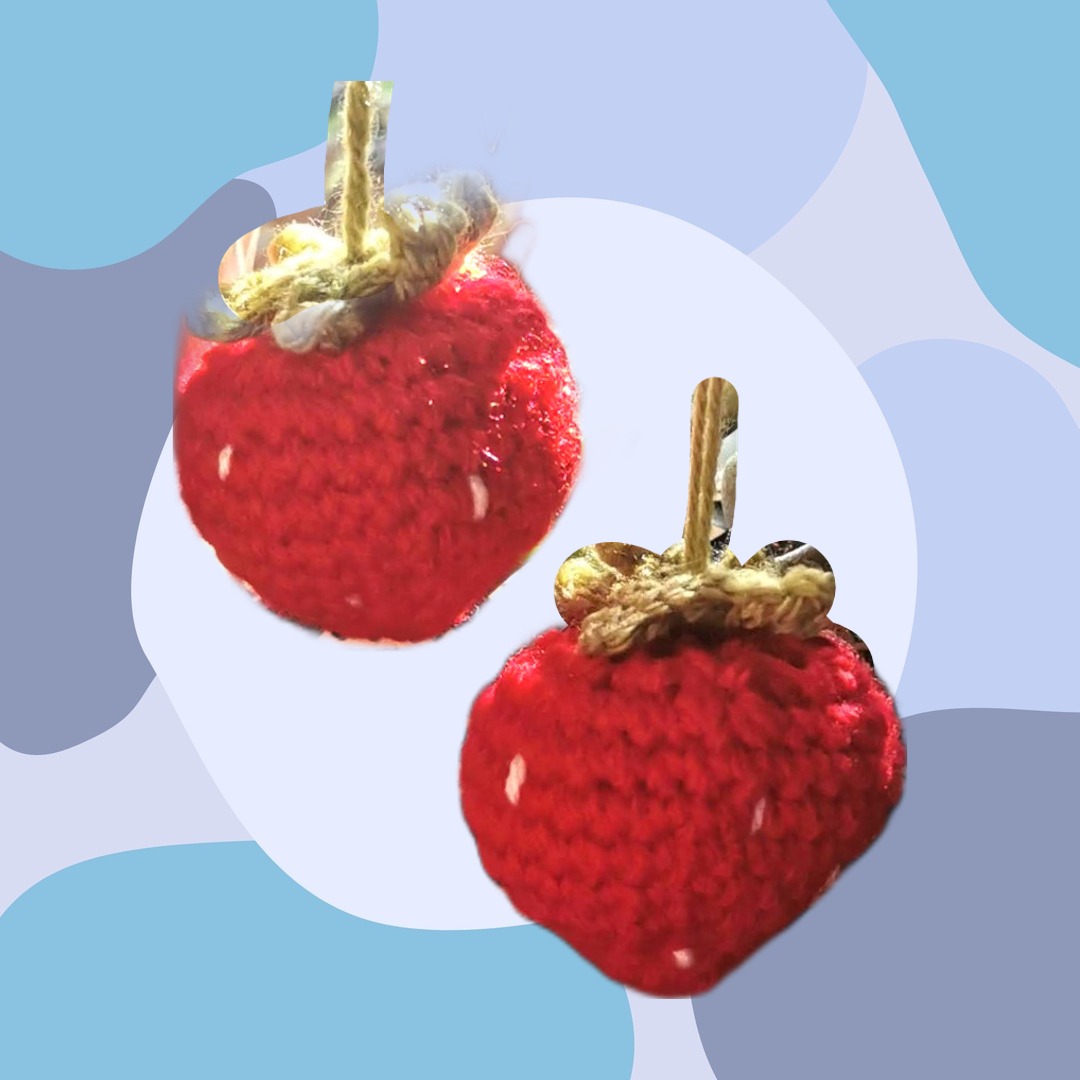 Test Product - Strawberry earrings