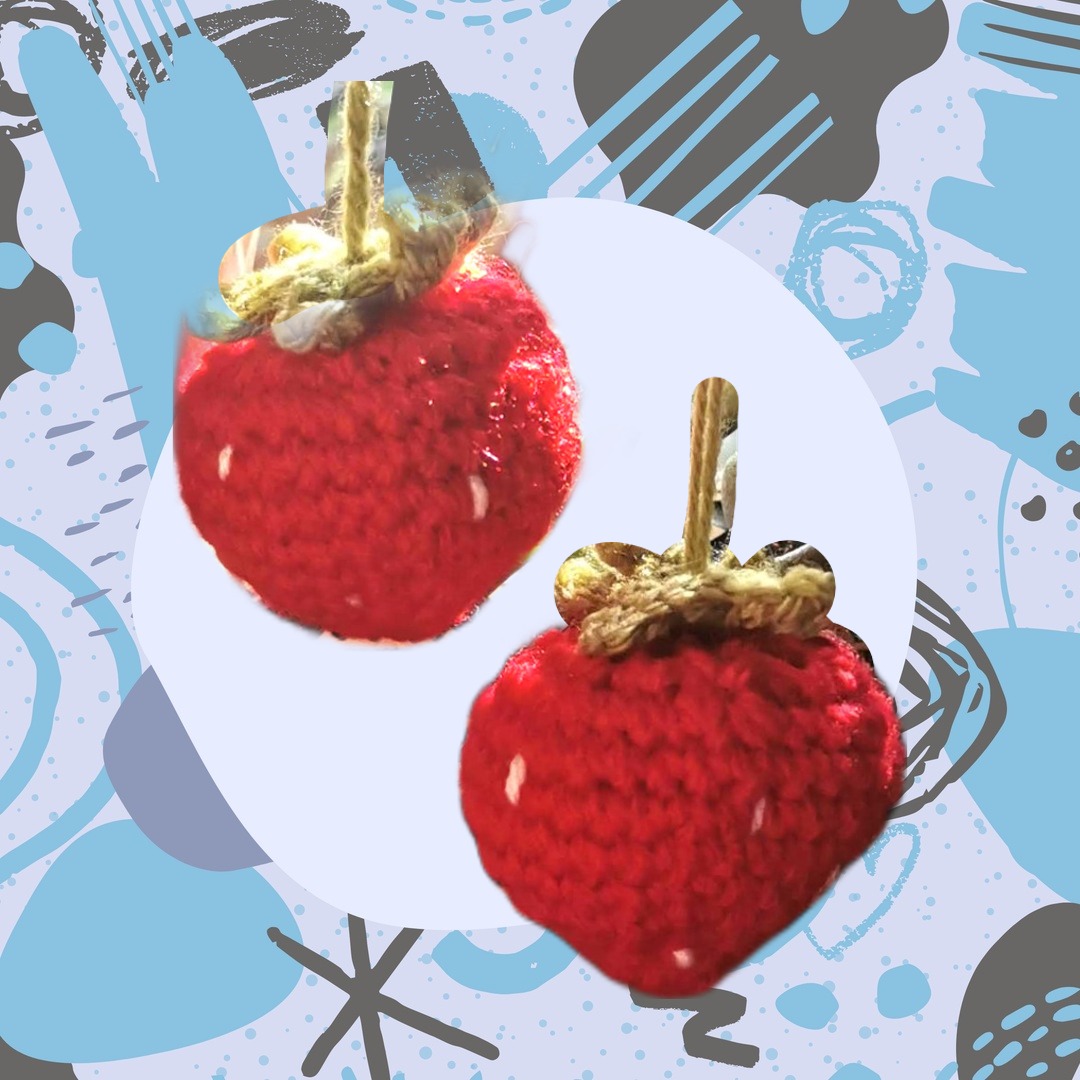 Test Product - Strawberry earrings