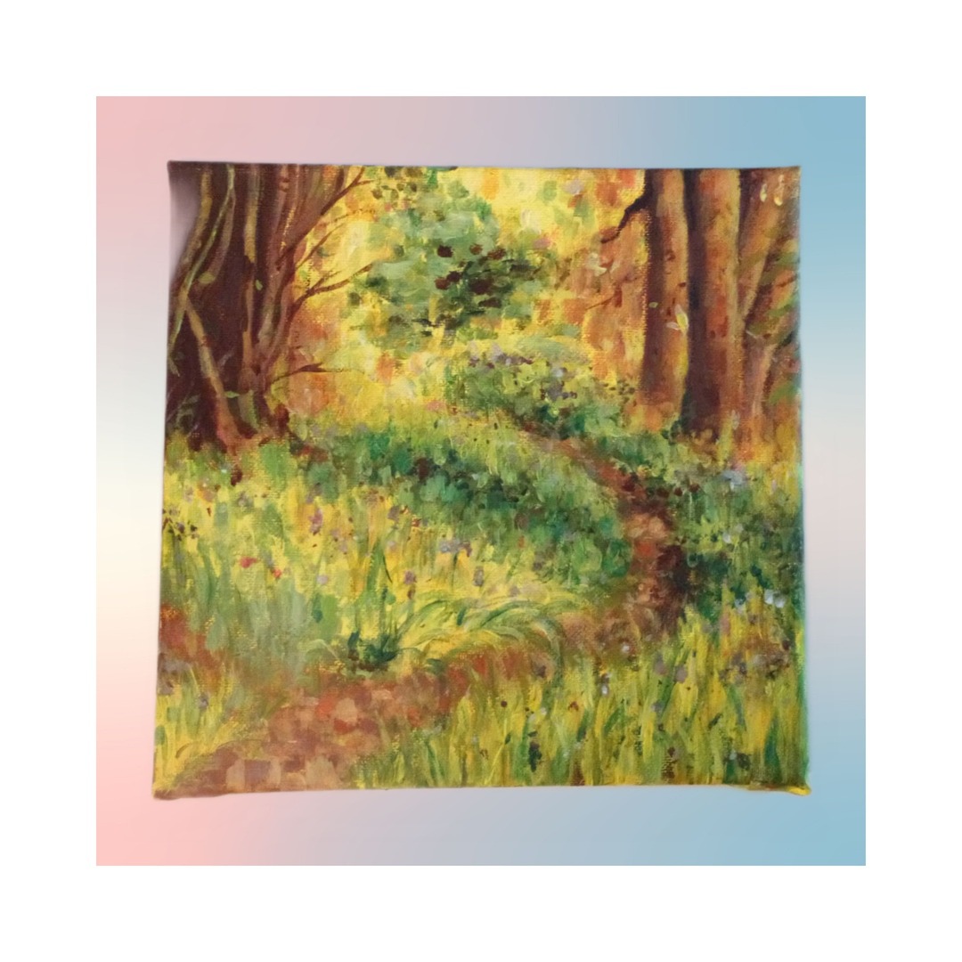 Test poor lighting painting
